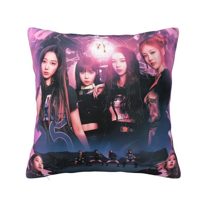 Custom Kpop A-Aespas Girls Karina Winter Giselle Ningning Pillow Case Sofa Luxury Cushion Cover Car Pillowcase
