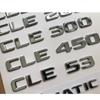 Chrome Silver Trunk Letters for Mercedes Benz CLE53 AMG CLE200 CLE220 CLE220d CLE260 CLE300 CLE350 CLE400 CLE450 CLE500 Emblems ZB1