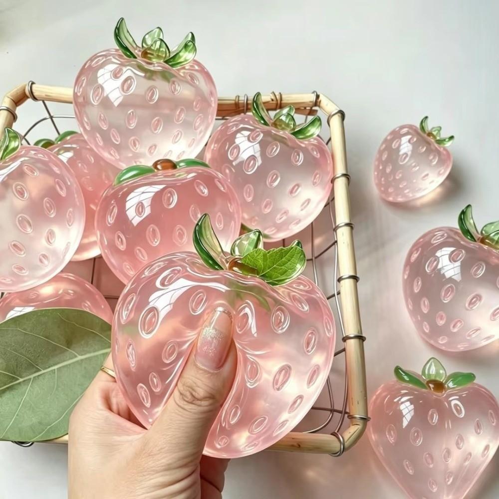 Strawberry Shape Strawberry Squishy Toy No Rebound Strawberry Fidget Toy Kids Toy