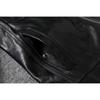 Chinese Size Men Leather Jacket Uncoated Goatskin Leather Soft Slim Spring Autumn