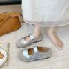Soft-soled Mary Jane Women's Shoes Summer New Non-slip Maternity Shoes Velcro Not Tired Feet Flat Shoes