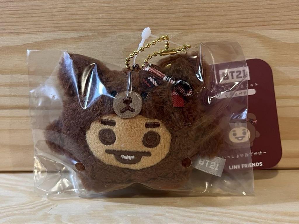 [USED] SHOOKY Teddy Bear Key Ring BT21