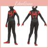 Breathable And Stretchable Spider Miles Morales Costume For Kids And Adults