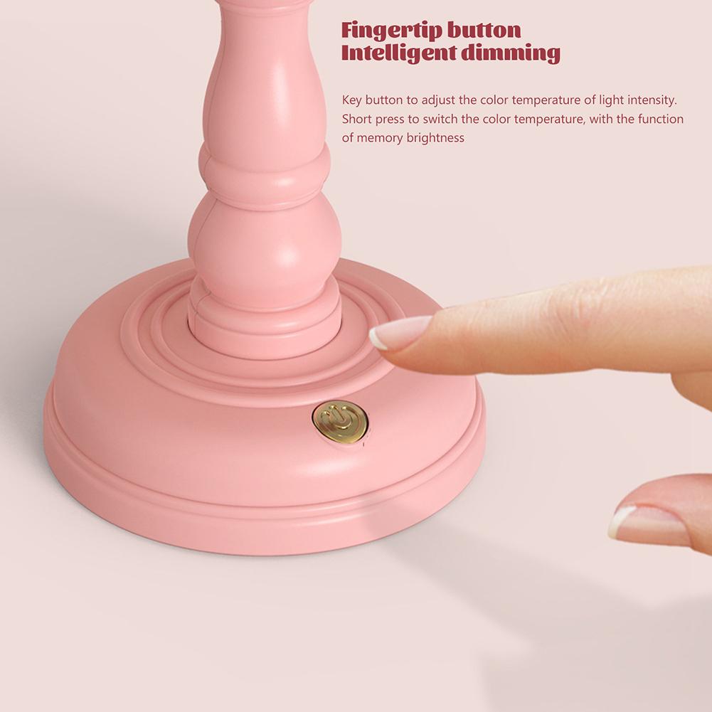 Nowe lampy stołowe LED Retro z możliwością dotykania przez USB, kreatywne światło nocne, prosta modna ochrona oczu, mini lampa prezentowa do sypialni