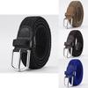 Versatile Unisex Woven Elastic Belt Fashionable Canvas Belt For Everyday Wear And Casual Use