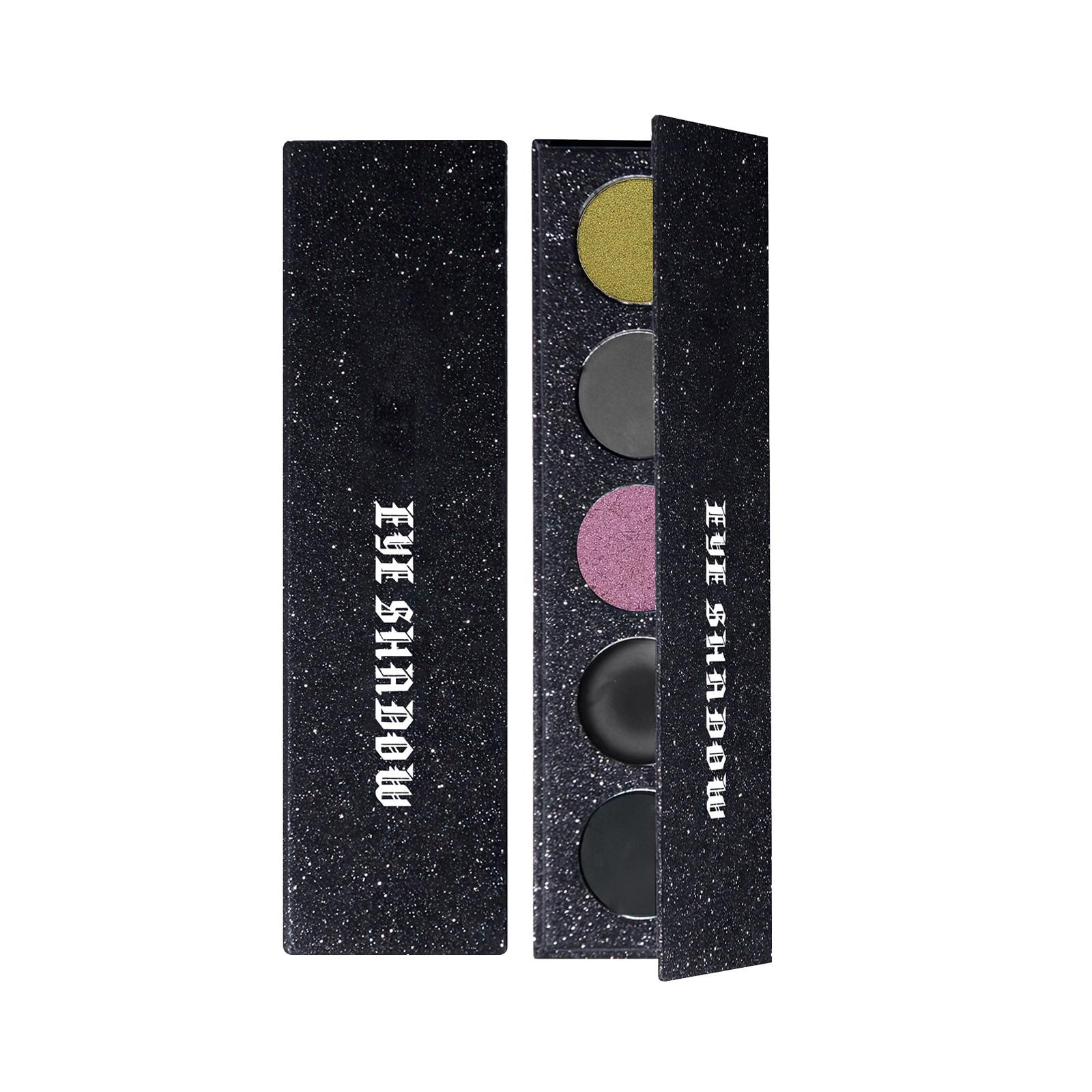 

5-цветные черные тени для век для креативных театральных образов на Хэллоуин One Size