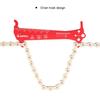 Bicycle Chain Wear Indicator Ruler Stainless Steel Mountain Road Bike Chain Gauge Measurement Checker Screw Diameter Repair Tool