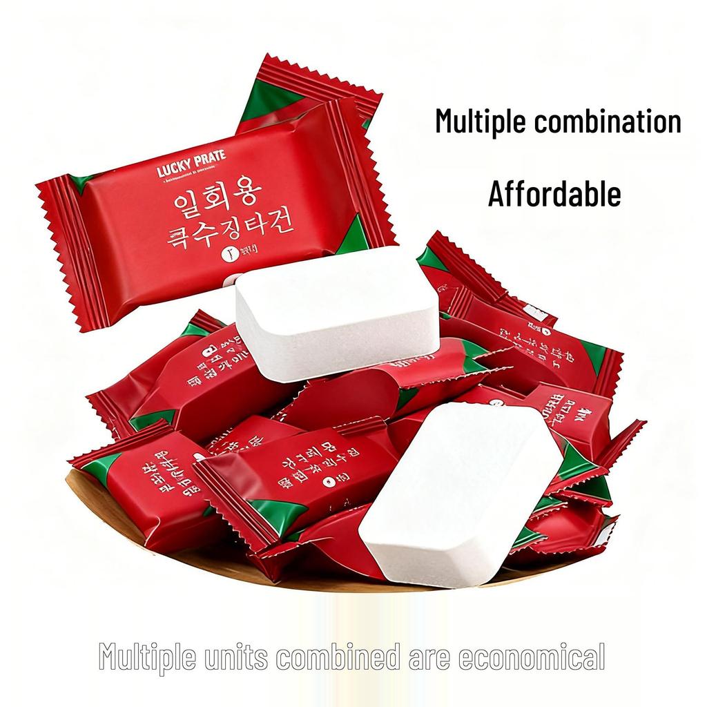 Portable Disposable Cotton Face and Bath Towel - Thickened and Enlarged for Travel