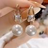 Elegant Zircon Pearl Earrings for Women – Versatile and Fashionable Design, New Stud Accessories