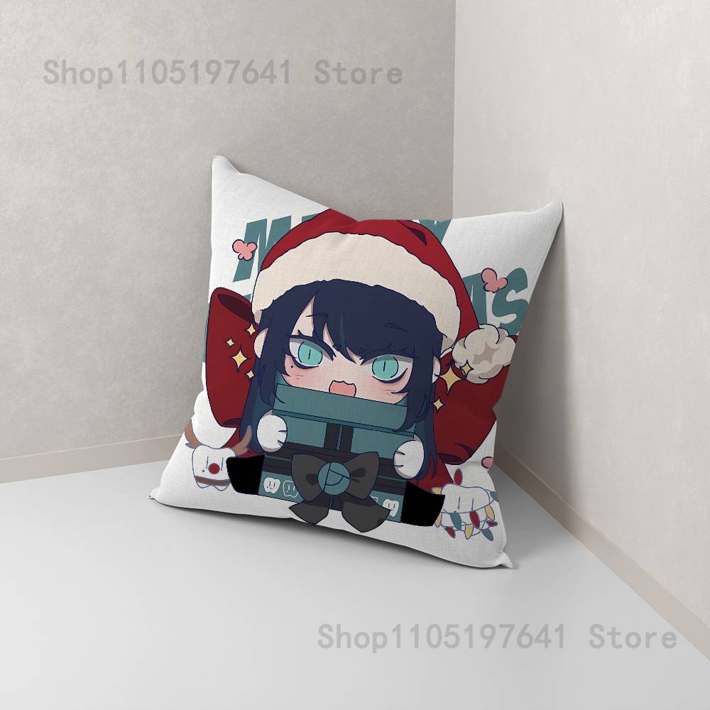 

Hot A-Ado Japanese Singer Anime Celebrity Merchandise All-Match Printed Pillow Case Sofa Car Office Room Decoration Protector 12x12Inch