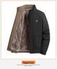 Men's Plus Size American Style Fleece Lined Winter Jacket