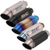 SSZY Motorcycle Silencer Slip-on Muffler Motorcycle Exhaust Port Exhaust Pipe