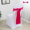 Elegante Coprisedia Decorazione con Nastro per Matrimonio