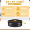 Rotating Compact Electric Turntable with 3kg Load Adjustable Low for and Photography L'QECTED 360-Degree Table, 13.8cm Diameter, Capacity, Angle,