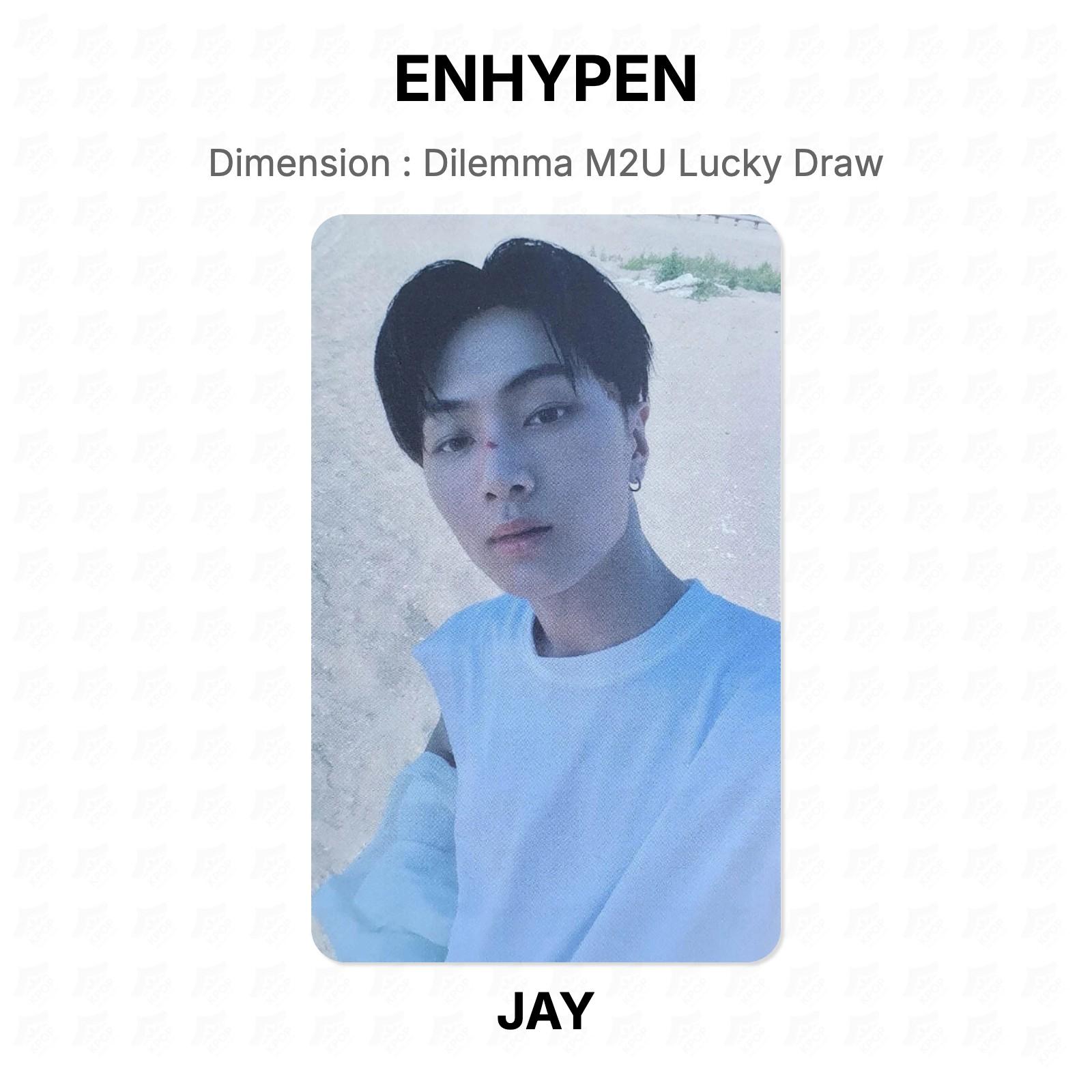 ENHYPEN Dimension : Dilemma M2U Lucky Draw Official Photocard JAY