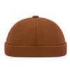 Trendy Retro Hip-hop Landlord Hat Melon Rind Hat Smooth Board Without Brim Tang Hat