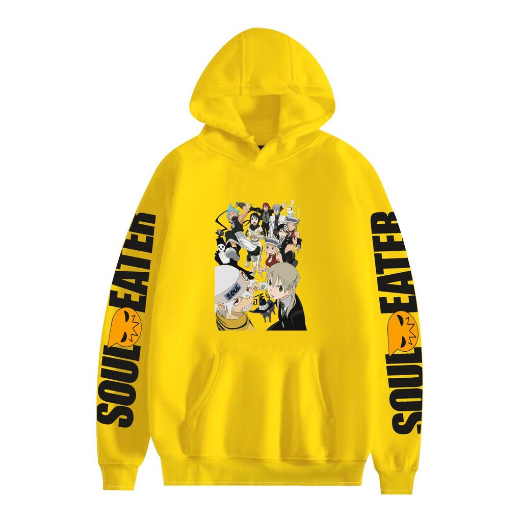 Soul Eater Anime Graphic Printing Autumn Winter Fleece Hoodie