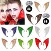 Adjustable Plastic Elf Ears and Dentures Set For Anime Roleplay Halloween Party Cosplay Live Broadcast Props