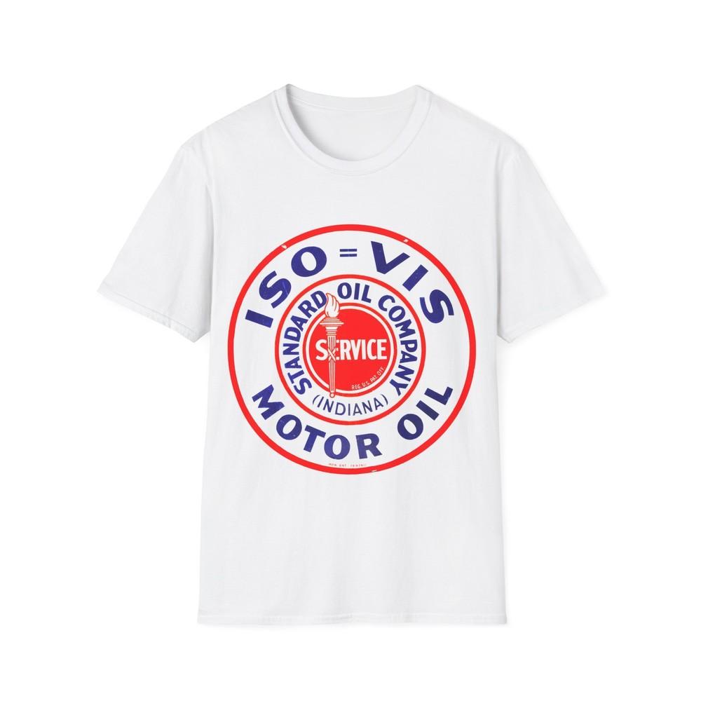 

standard oil company motor oil logo tshirt S