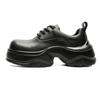 Sapatos Casuais Masculinos de Couro com Solado Grosso Aumento Tênis Masculino Moda Homem Sapatos Oxfords Calçados Formais