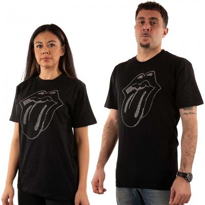 The Rolling Stones Unisex Adult Diamante T-Shirt