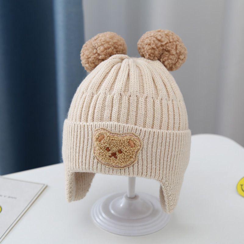 Cozy Plush Baby Hat: Elastic, Thick, Ear-Protecting Winter Warmth for Boys & Girls