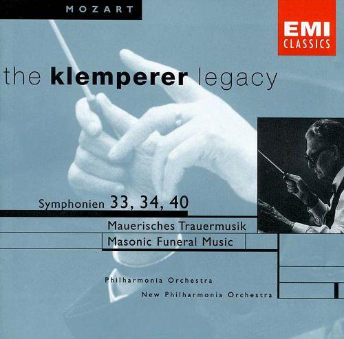 

CD W.A. MOZART - Sym 33/34/40 724356733220 EMI Classics 2000 UK Classical Used