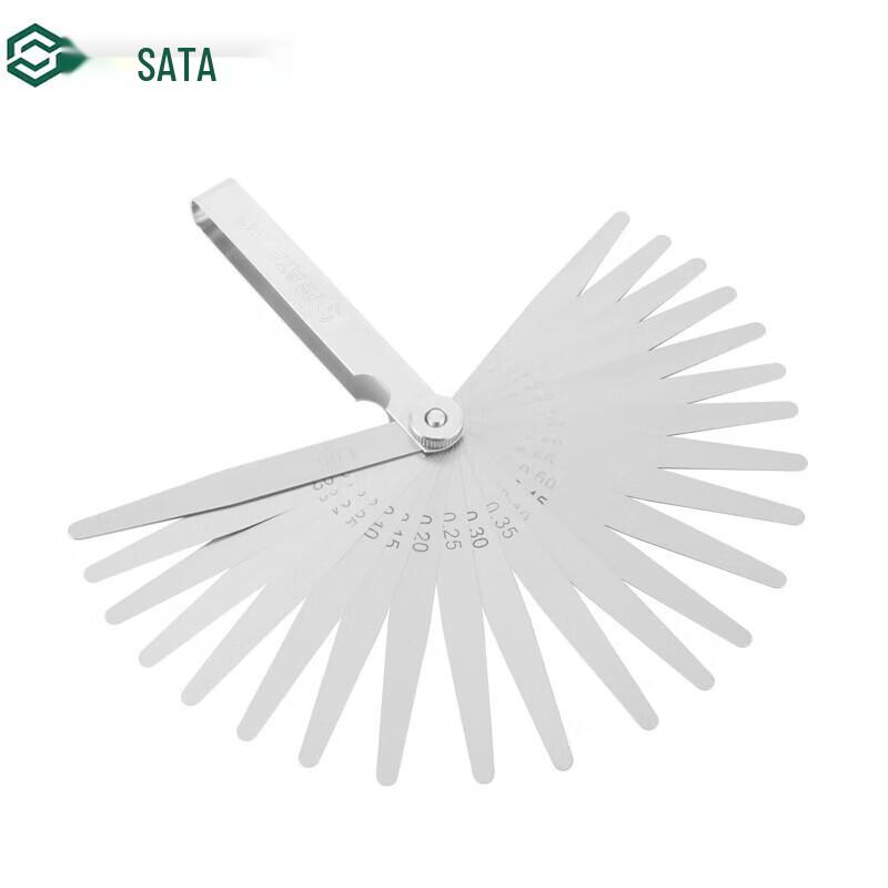 SATA 23-Piece Metric High-Precision Feeler Gauge Set