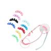 Children's Silicone Glasses Legs Glasses Arm Anti-Slip Snap-on Eyeglasses Arm Replacement Multiple Color Silicone Glasses Legs
