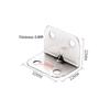 90° L-Shaped Angle Bracket for Table, Chair, Cabinet, and Shelf Support