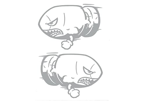 

Cutting sticker missile silver left and right set 14cm