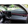 Car Dashboard Dash Mat Non-Slip Sun Cover Trim RED For Toyota Corolla 2019-2023