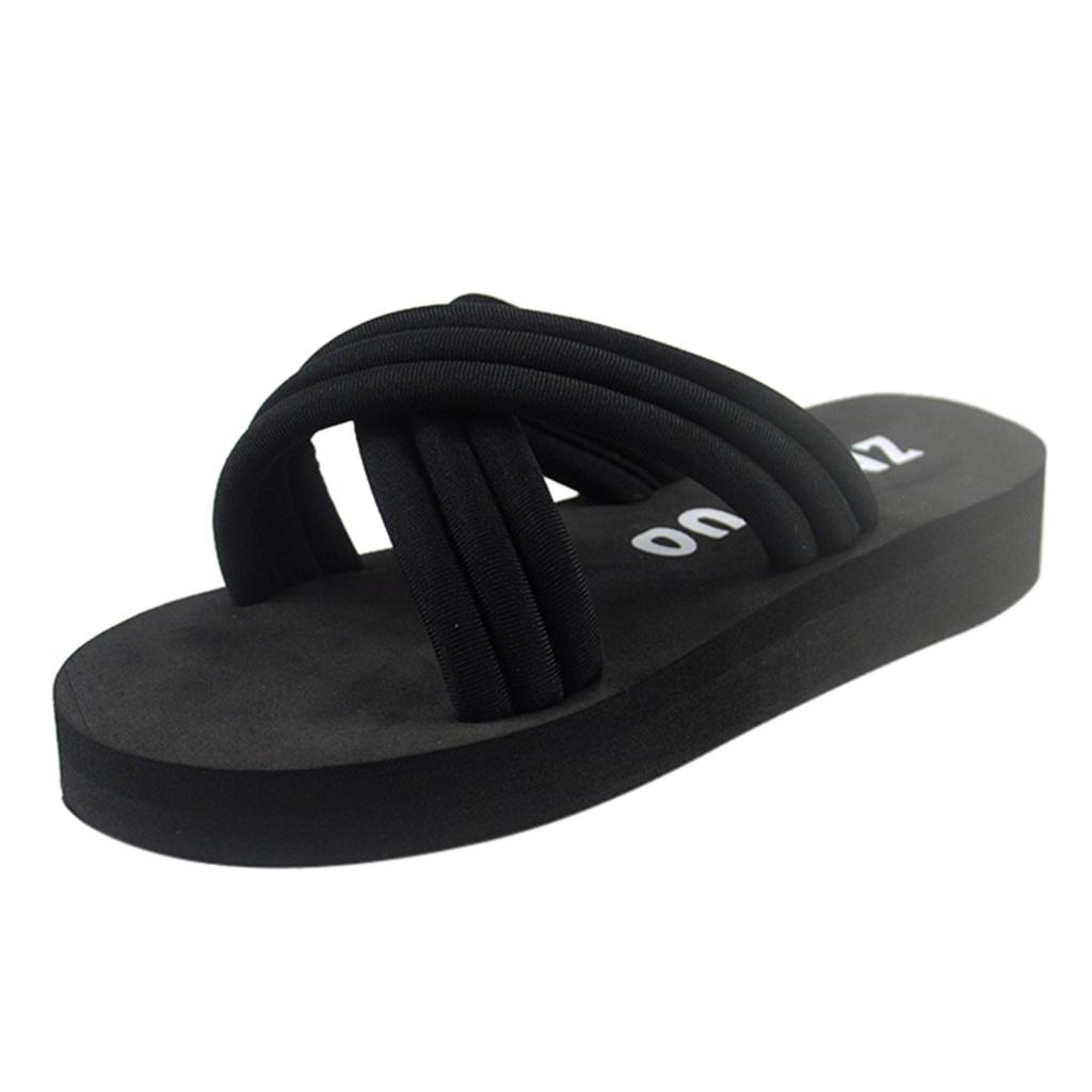 Sagit Fashion Women Beach Oddychające sandały Pantofel domowy Japonki Kliny Buty