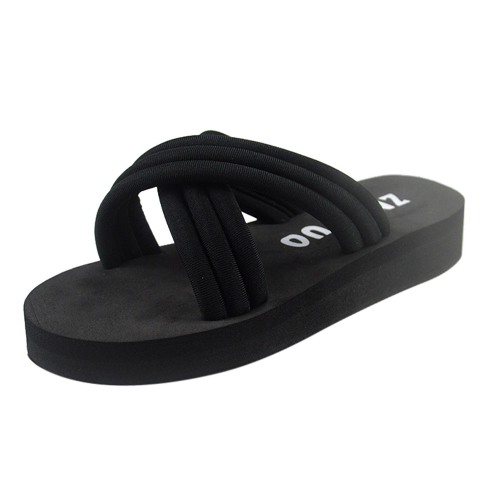 Sagit модные женские пляжные дышащие сандалии домашние тапочки шлепанцы обувь на танкетке — фото 3