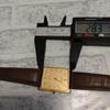 Used Working New Battery SEIKO Seiko Quartz Dolce Men's Watch Gold Square Tank Vintage