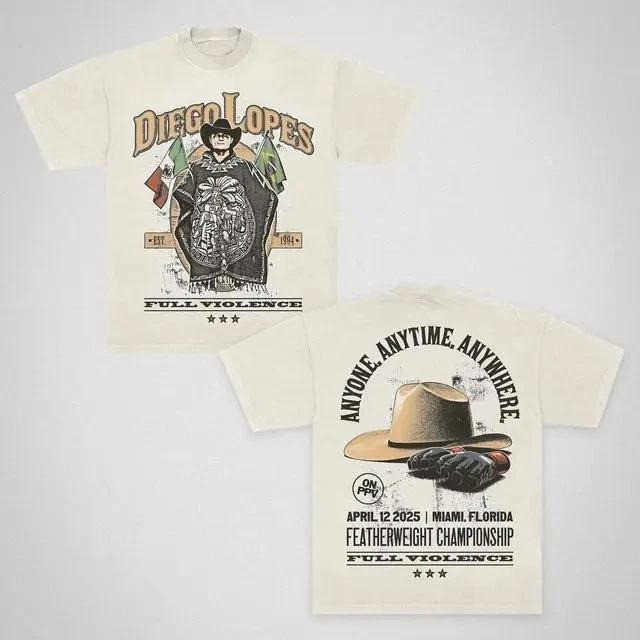 COMBATWEAR Diego Lopes T-Shirt, Anywhere Tee, Graphic Tee T-Shirt XL