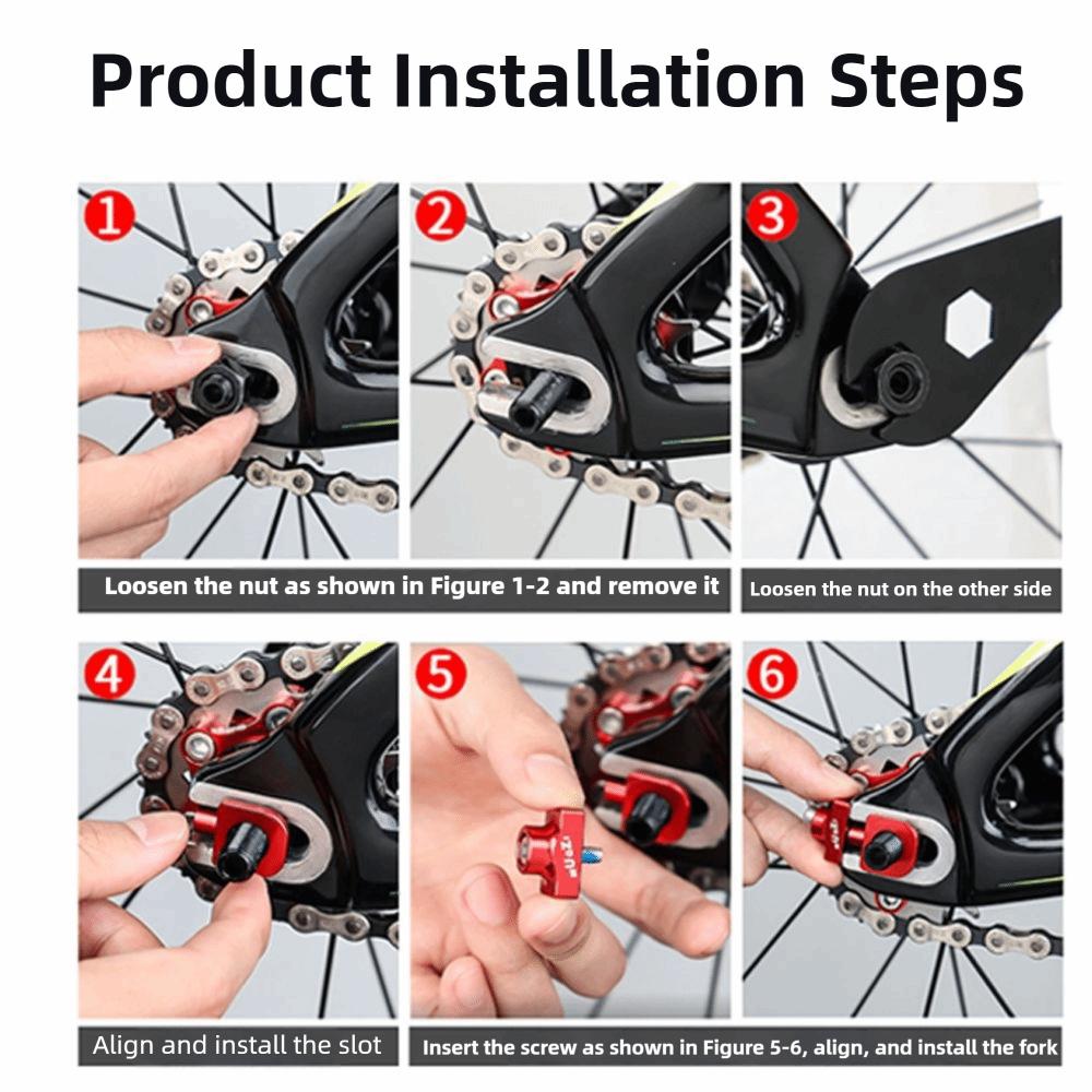 2PCS Easy Installation Bicycle Chain Tensioner Bike Chain Repair Tools  Bike Maintenance