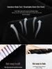Petite Women's High-Waisted Shark Pattern Fleece-Lined Leggings with Skirt for Running, Fitness and Yoga