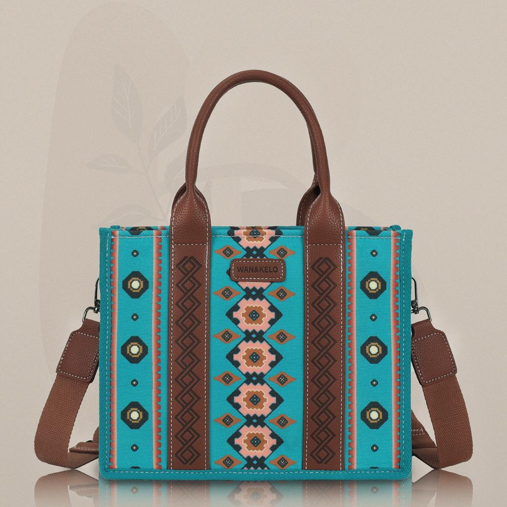 Vintage Ladies Large Capacity Tote Bags Purses Bohemian Casual Canvas Shoulder Bags Fashion Vacation Travel Handbags for Women