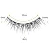 3D false eyelashes popular black natural axis soft core high-quality fibers handmade fluffy long reusable 5 pairs elongated tail H45C