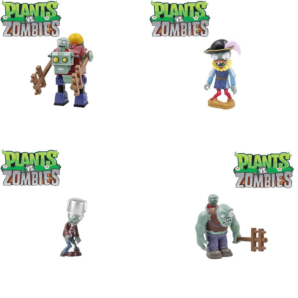 Plants Vs. Zombies Toy Pirate Giant Egyptian Figures Set