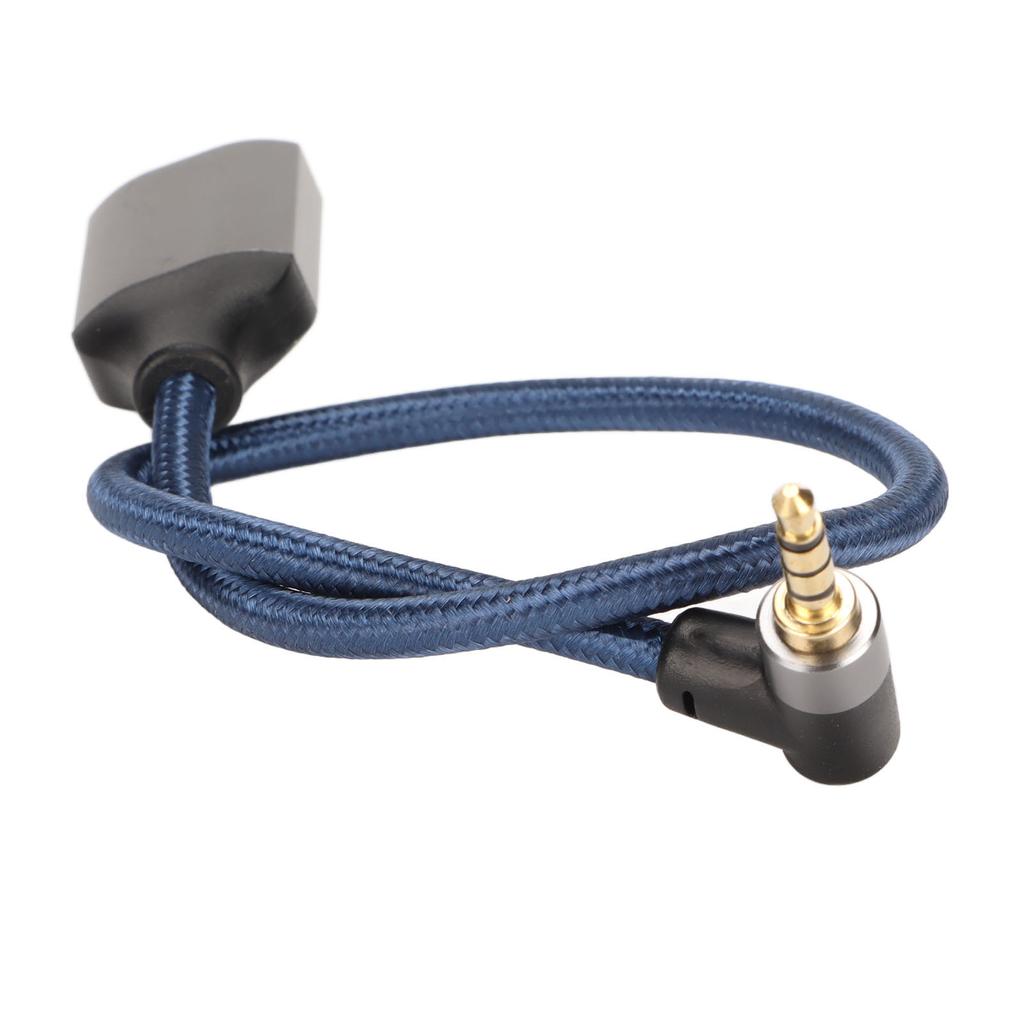 Headphone Microphone Splitter Cable 90 degrees  Elbow 1 Male to 2 Female 3.5mm o Extension Cord for PC