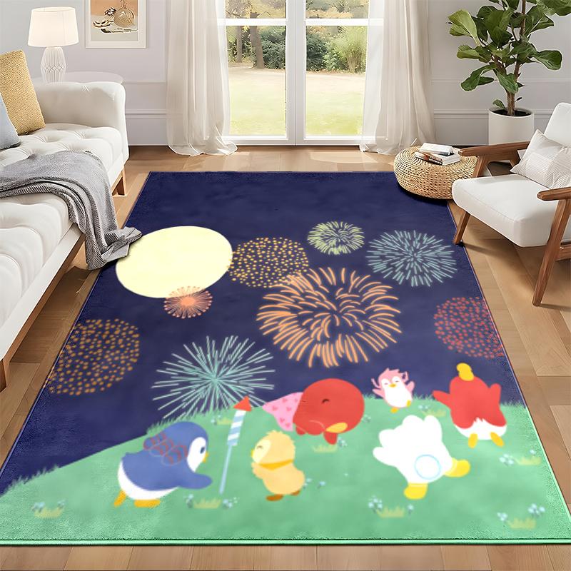 Badanamu Carpet Door Mat for Living Room or Bedroom Protective Mat Under Chair Office Decoration Christmas Gift Birthday Present