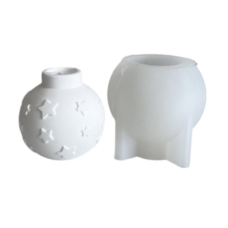 Multifuntional Candle Base Molds Crafting Moulds Candlestick Molds Silicone Tealight Holder Molds for Home Decorations