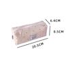 New Simple Fashion Solid Color Large Capacity Pencil Case Students Back To School Stationery Girl Desktop Storage Pen Bag Kid