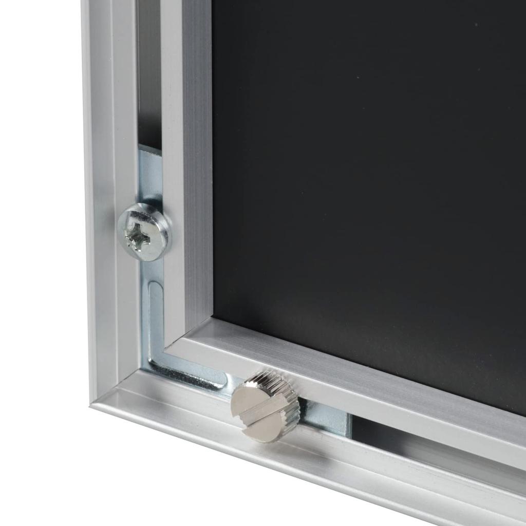 Kenko Gallery Frame, A4 Square, Acrylic, Aluminum Frame, Silver, Made in Japan, AGY-A4SQ-SV