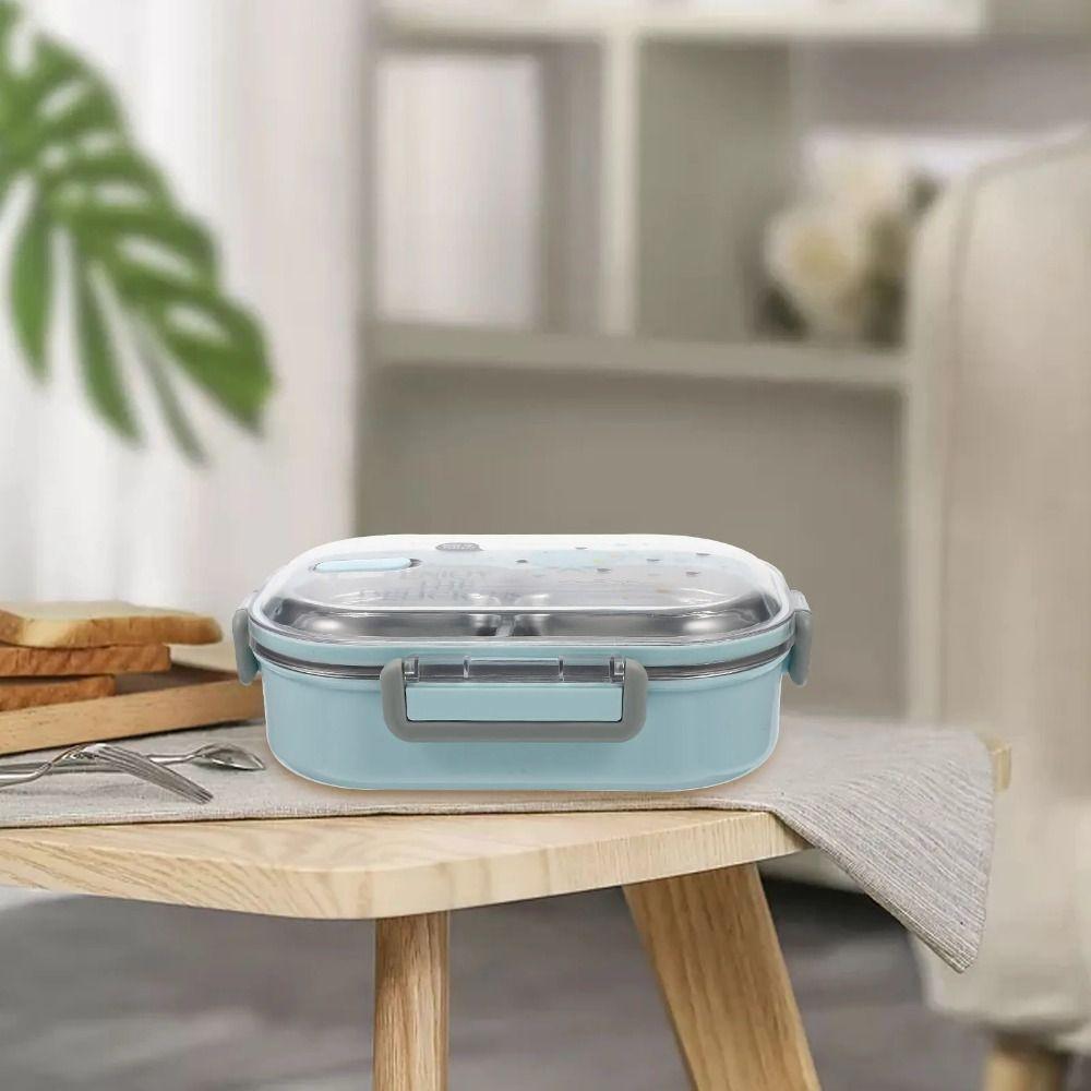 Compartment Thermal Insulation Lunch Box Microwavable Food Storage Container  for School/Office