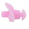 1 Pair Swimming Ear Plugs Soft Silica Gel Waterproof DustProof Water Sports Swim Earplugs(Pink in Bulk )
