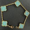 Exquisites Vierblättriges Kleeblatt Armband für Damen Fünf-Blüten Armband Zweiseitiges Natürliches Weißes Perlmutt und Karneol Armband