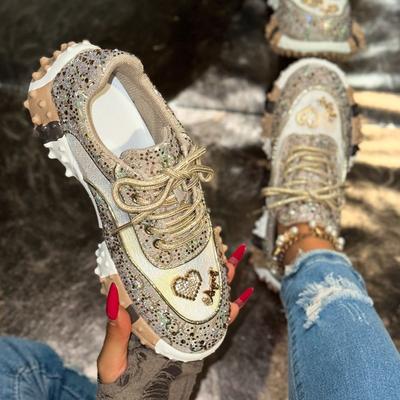 New Stylish and Versatile Dad Shoes for Women with A Mesh Surface